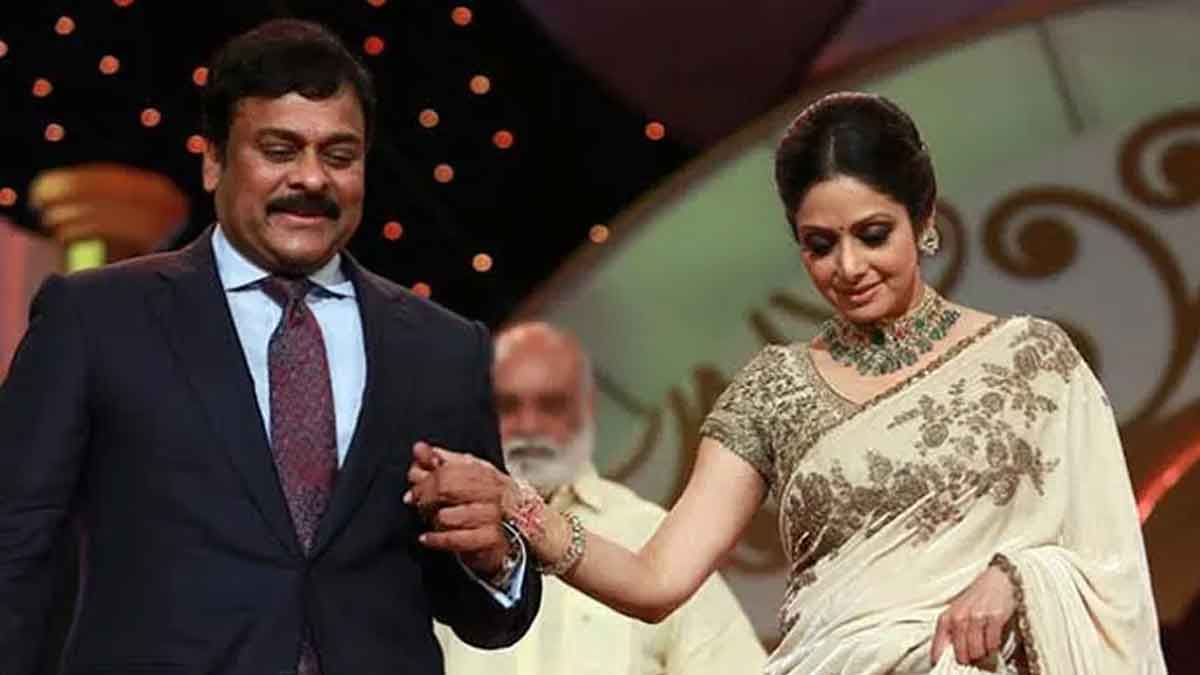 chiranjeevi got loss because of sri devi 