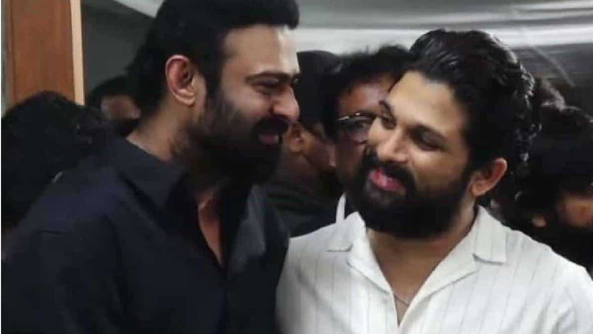 Allu Arjun : తనను ట్రోల్ చేస్తున్న వారి నోళ్లను దెబ్బకు మూయించిన అల్లు అర్జున్..! Allu Arjun stopped trolls by meeting with prabhas