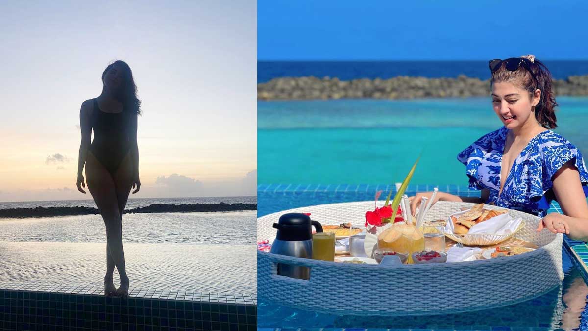 Pranitha latest photos in maldives viral 