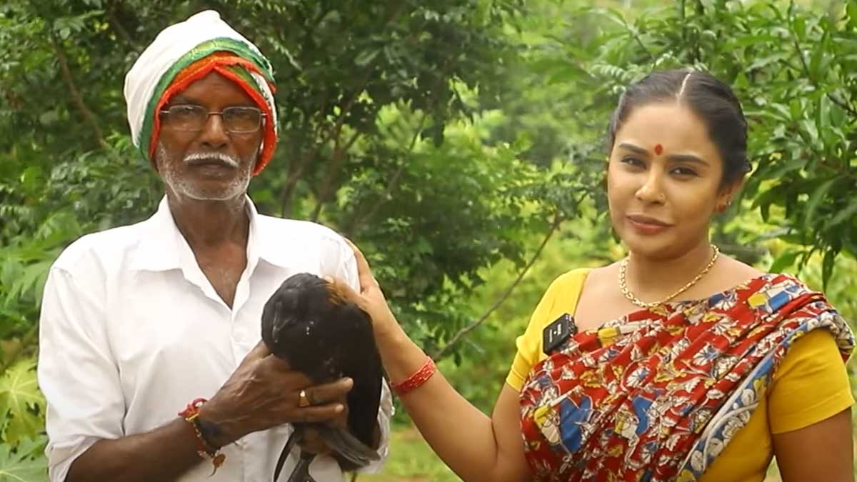 Sri Reddy : నల్ల కోడికూర.. చింతకాయలు వేసి వండితే రుచి ఎలా ఉంటుందో చెప్పిన శ్రీరెడ్డి.. వీడియో.. Sri Reddy cooked black chicken curry video
