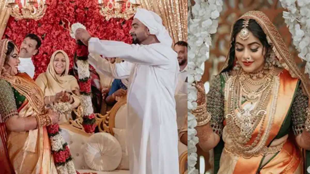 Poorna : పెళ్లిలో పూర్ణకి బంగారం గట్టిగానే పెట్టారట.. ఎంతో తెలిస్తే ఆశ్చర్యపోతారు..! do you know how much gold put for Poorna marriage
