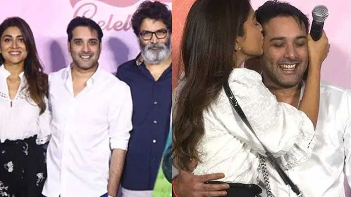 Shriya Saran : తరుణ్, శ్రియ.. స్టేజిపైనే అందరి ముందు అలా చేశారేంటి..? Shriya Saran and Tarun Nuvve Nuvve meeting