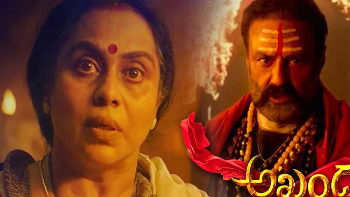Viji Chandrasekhar from akhanda movie do you know her 