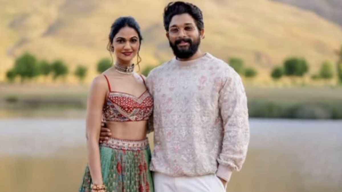 Allu Sneha Reddy : భార్య స్నేహారెడ్డితో అల్లు అర్జున్ ట్రిప్.. వైరల్ అవుతున్న ఫొటో.. Allu Sneha Reddy and allu arjun vacation photo viral