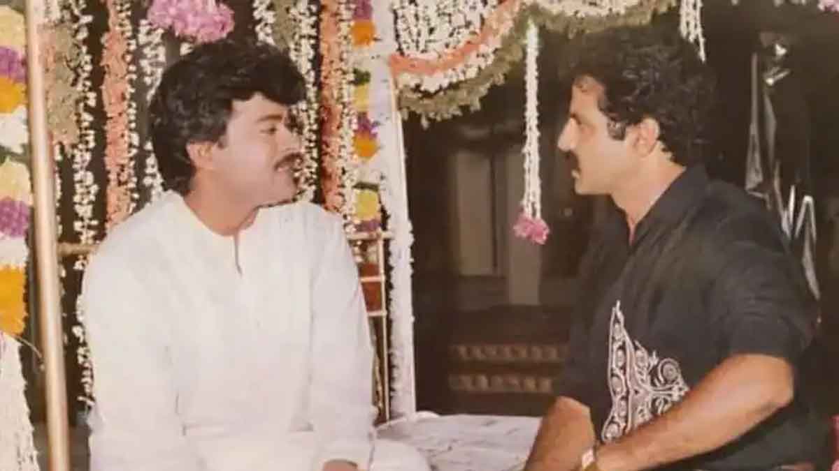 Chiranjeevi Balakrishna Photo : చిరంజీవి శోభనం గదిలోకి వెళ్లిన బాలయ్య.. వైరల్ అవుతున్న ఫొటో వెనుక ఉన్న అసలు స్టోరీ ఇదే..! Chiranjeevi Balakrishna Photo story behind it