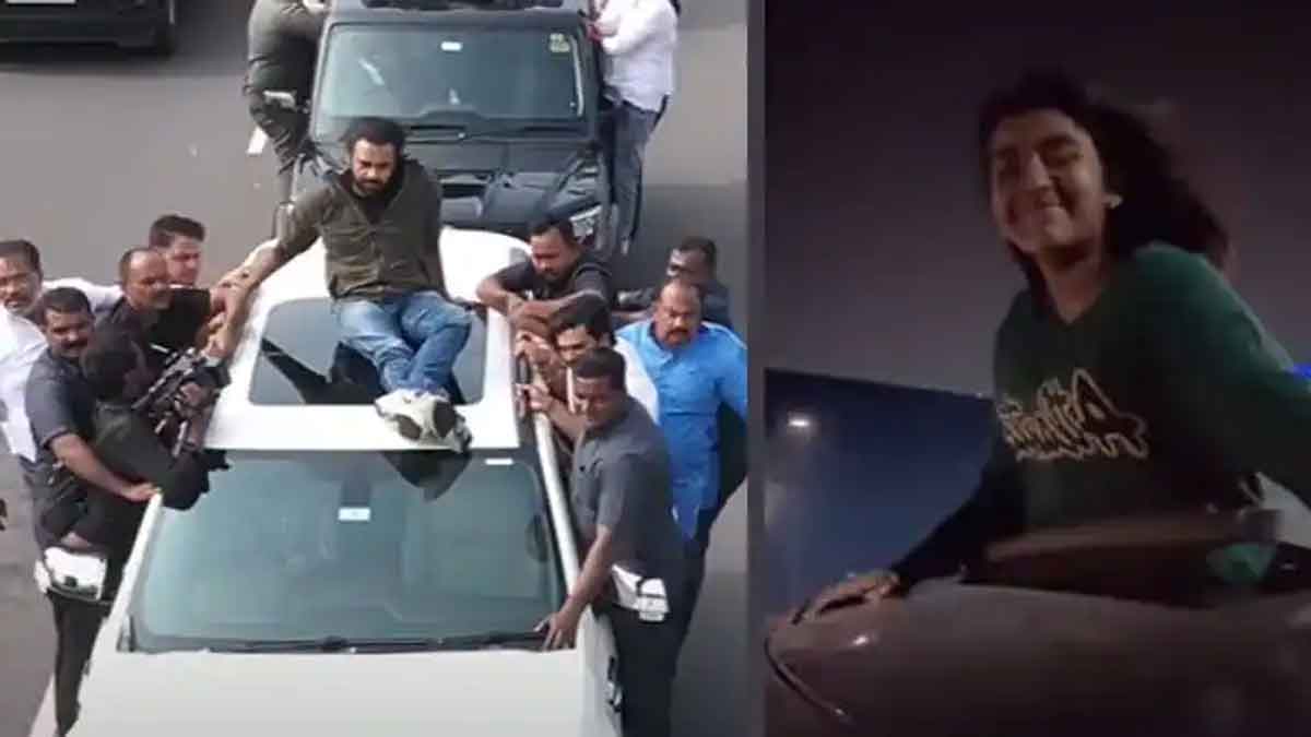 Pawan Kalyan : తండ్రికి ఏమాత్రం తీసిపోని ఆద్య.. నాన్నలాగే కూతురు అంటూ రేణు దేశాయ్ పోస్ట్.. Pawan Kalyan daughter adya on car top renu desai post