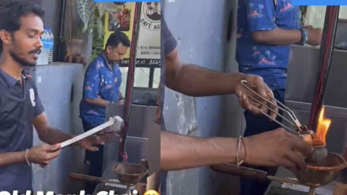man serves tea with rum video went viral 