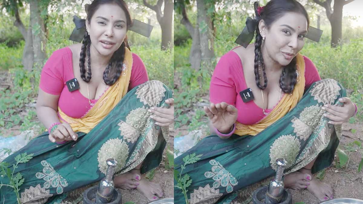 Sri Reddy Ankapur Chicken : అందాలతో రచ్చ చేస్తూ.. చికెన్ కర్రీ వండిన శ్రీరెడ్డి.. మధ్య మధ్యలో అలాంటి డైలాగ్స్ కూడా..! Sri Reddy Ankapur Chicken she cooked curry viral video