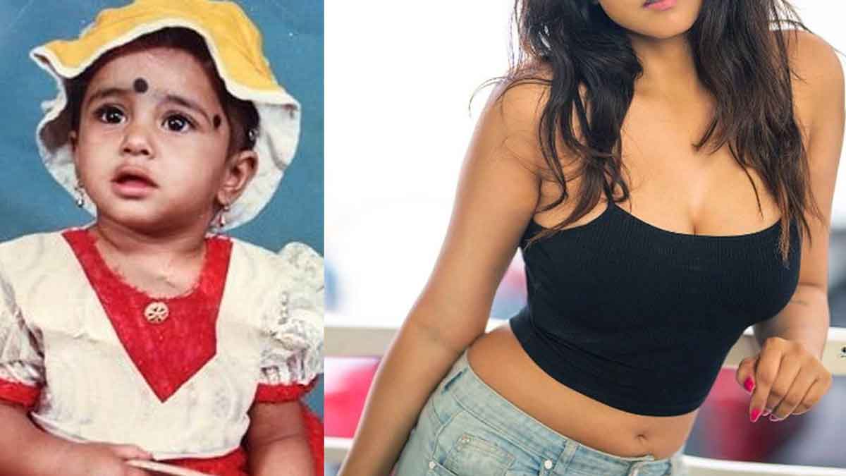 Viral Photo : క్యూట్ క్యూట్ చూపులు చూస్తున్న ఈ గ్లామరస్ యాంకర్ ఎవరో గుర్తుపట్టండి..! Viral Photo have you identified anchor varshini