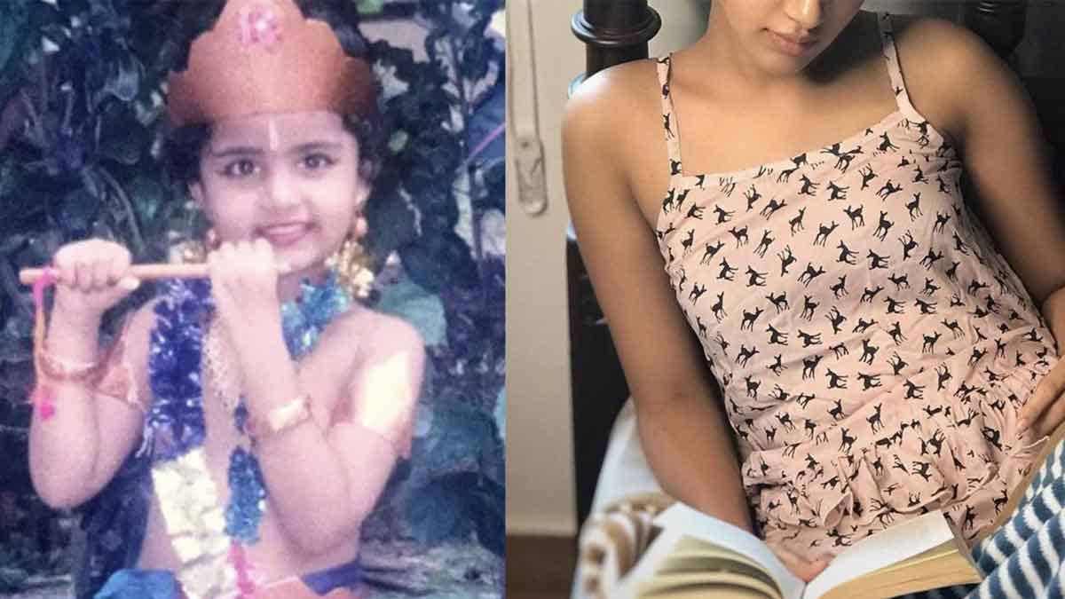 anupama parameswaran childhood viral photo 