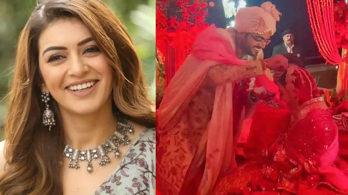 Hansika : అట్టహాసంగా జరిగిన హన్సిక వివాహం.. చక్కర్లు కొడుతున్న ఫొటోలు, వీడియోలు.. Hansika marriage photos viral