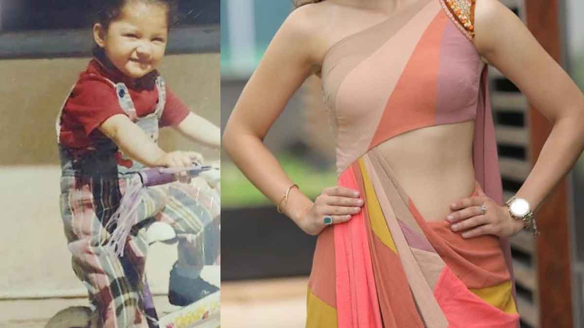 Viral Photo : సైకిల్పై కూర్చొని క్యూట్ పోజులు ఇచ్చిన ఈ చిన్నారి ఇప్పుడు స్టార్ హీరోయిన్.. ఎవరో గుర్తించారా..? Viral Photo have you identified mehreen in this pic