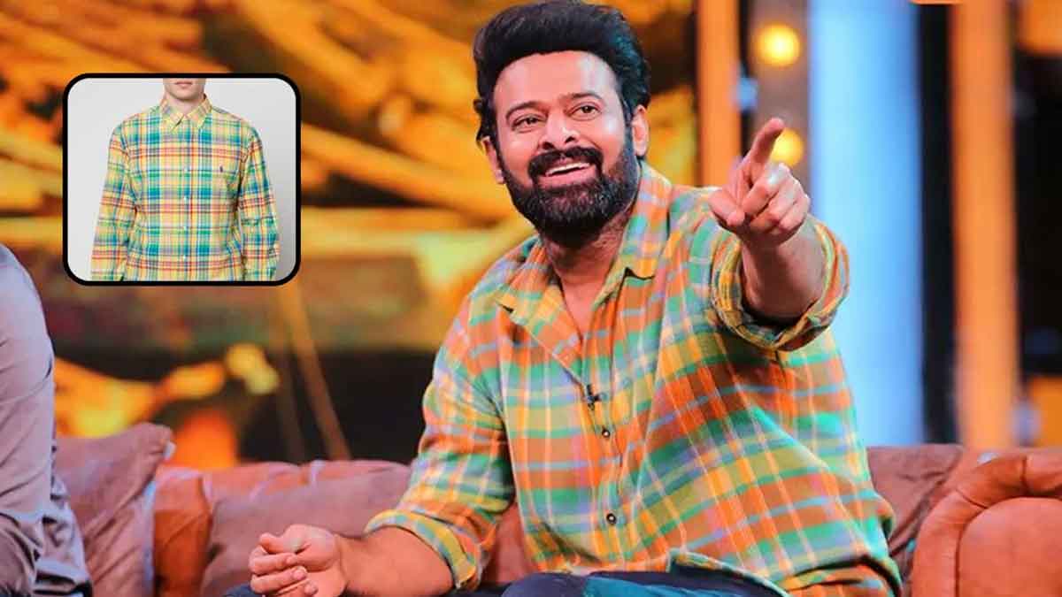 Prabhas Shirt Price wore in balakrishna show 