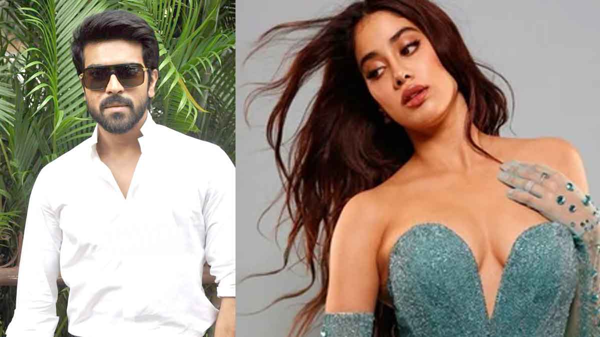 Ram Charan : మెగా ఫ్యాన్స్ కు అదిరిపోయే వార్త.. చరణ్తో జోడీ కట్టనున్న జాన్వీ కపూర్..? janhvi kapoor might act with ram charan