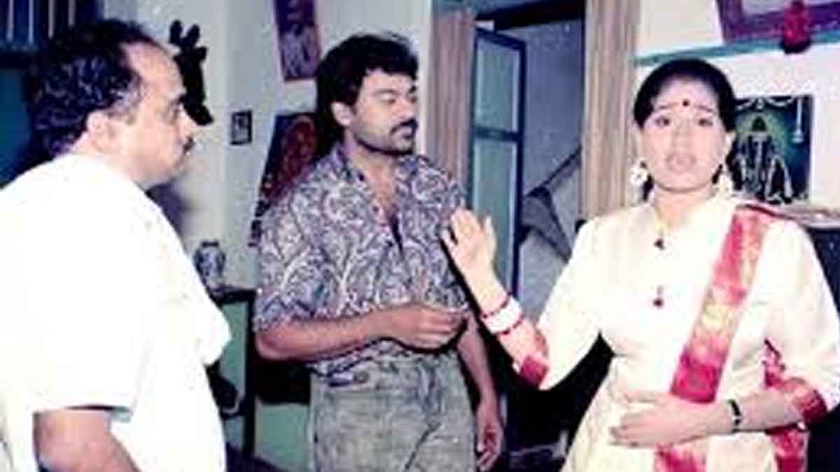why vijayashanti chiranjeevi did not talk for 20 years 
