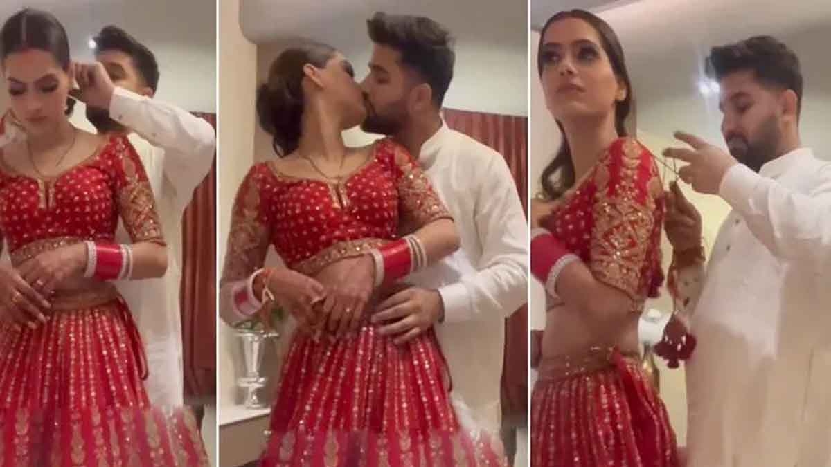 couple shared their video after marriage netizen angry 