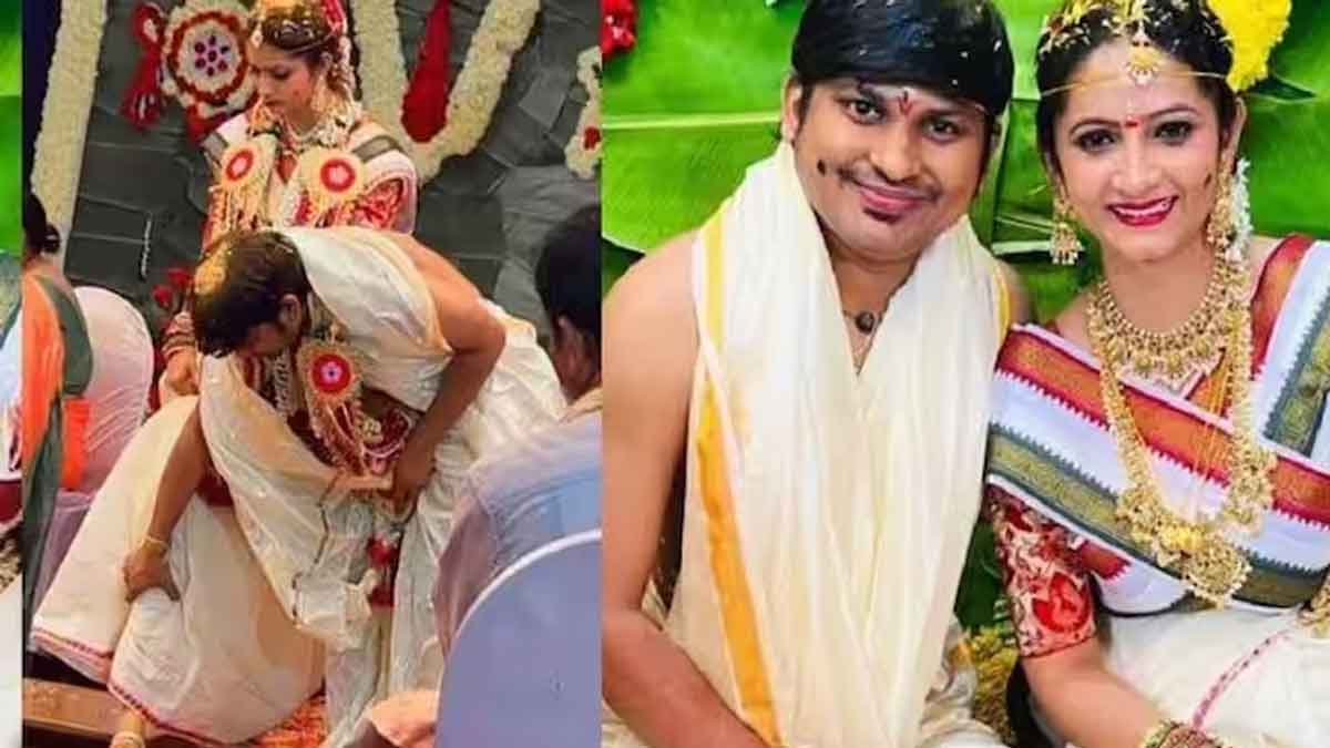 Rocking Rakesh : ఎట్టకేలకు వివాహ బంధంతో ఒక్కటైన రాకింగ్ రాకేష్-సుజాత.. నెట్టింట వైరల్గా మారిన ఫొటోలు.. jabardasth comedian Rocking Rakesh and sujata married