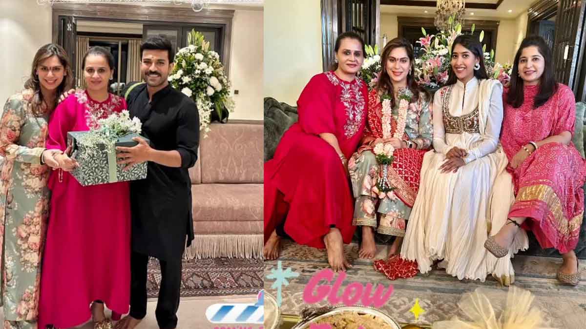 Upasana baby shower photos viral on social media 