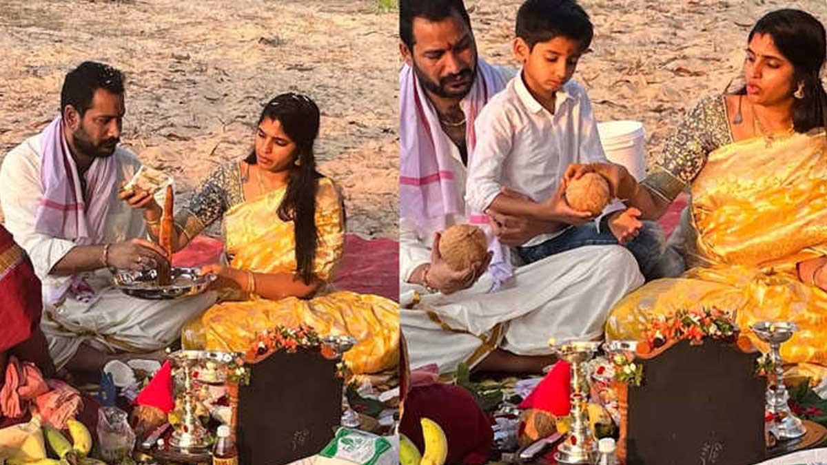 Anchor Shyamala : మరో ఇంటికి భూమి పూజ చేసిన యాంకర్ శ్యామల.. ఇన్ని డబ్బులు ఎక్కడివి అంటున్న నెటిజన్లు.. Anchor Shyamala done bhumi puja for her new home