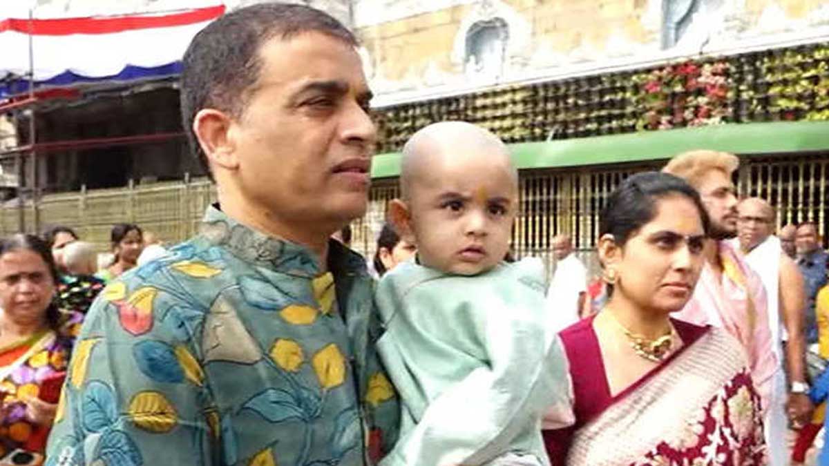 Dil Raju : దిల్ రాజు కుమారున్ని చూశారా.. వైరల్ అవుతున్న ఫొటోలు..! Dil Raju son and second wife latest photos viral
