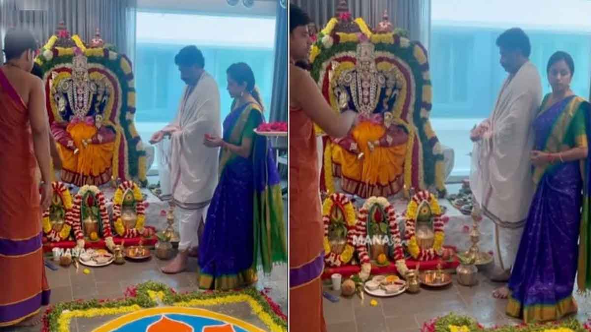 Anchor Suma : భర్తతో కలిసి యాంకర్ సుమ ప్రత్యేక పూజలు.. వైరల్ అవుతున్న ఫొటోలు.. Anchor Suma pooja with husband rajeev kanakala