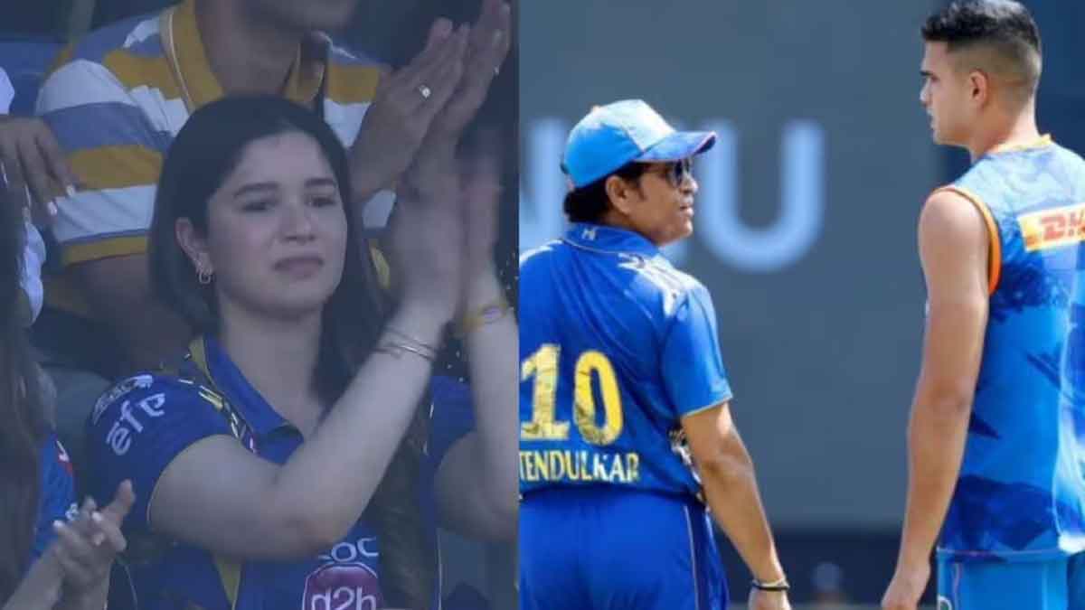 Arjun Tendulkar finally debuted for mumbai indians 