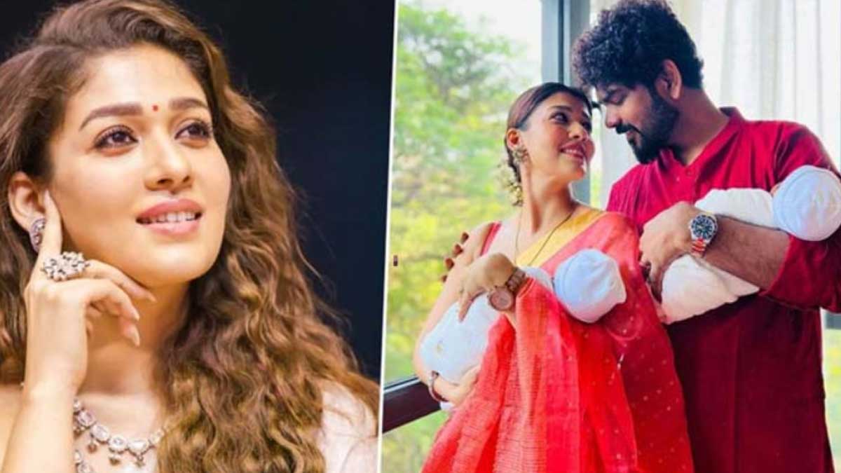 Nayanathara : తన కవల పిల్లల పూర్తి పేర్లు ఎట్టకేలకు రివీల్ చేసిన నయనతార..! Nayanathara finally revealed her children names