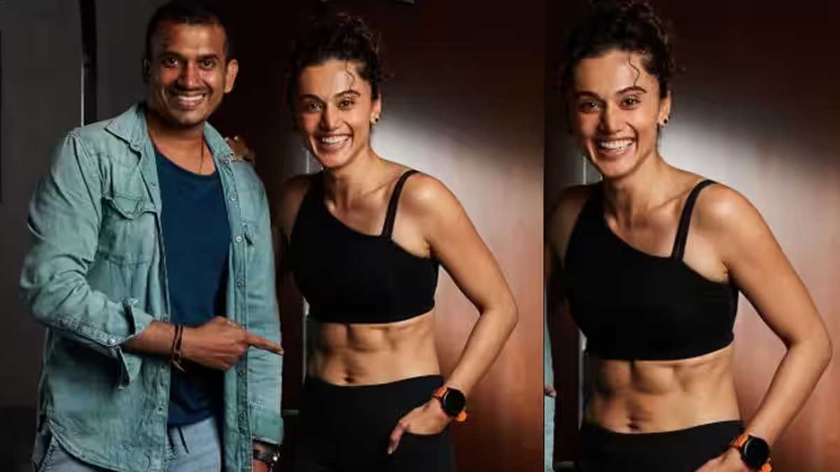 Taapsee latest fitness photos viral 
