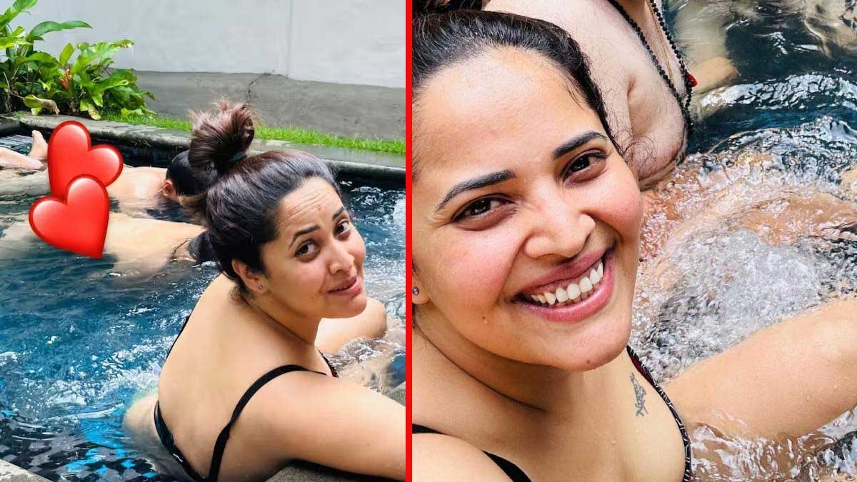 Anasuya : పిల్లల ముందు బికినీలు ఏంటి.. అనసూయను తిట్టిపోస్తున్న నెటిజన్లు..! Anasuya latest vacation photos viral netizen angry