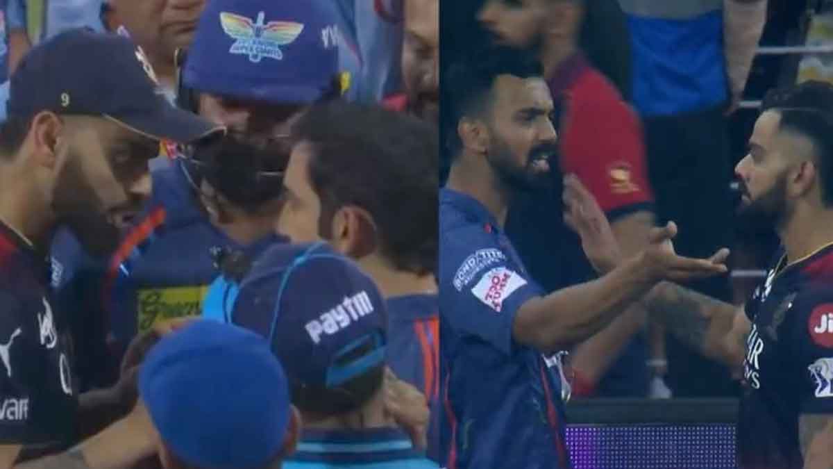 IPL 2023 : కోహ్లీ వర్సెస్ గంభీర్.. మైదానంలో అందరి ముందే కొట్టుకున్నంత పని చేశారు..! IPL 2023 kohli vs gambhir they fight in match