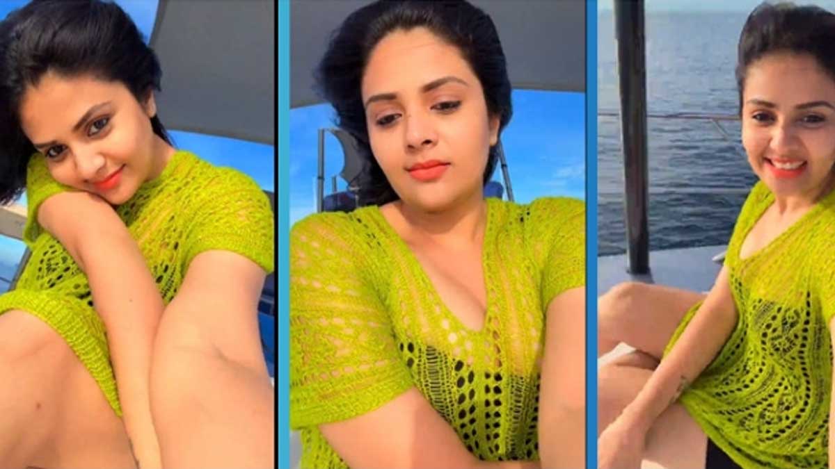 Sreemukhi : బాబోయ్.. వెకేషన్లో శ్రీముఖి అందాల జాతర.. జాలీల డ్రెస్లో పిచ్చెక్కించేసిందిగా..! Sreemukhi latest vacation video viral