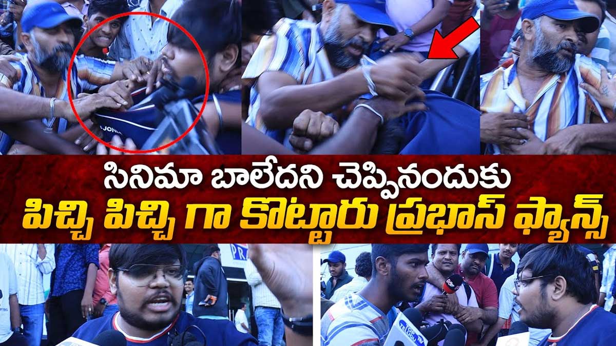 Prabhas fans attack on person 