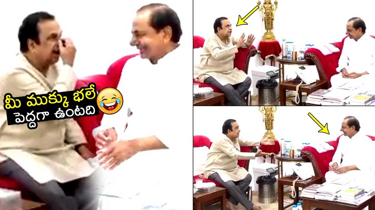 Brahmanandam met cm kcr to invite to his son wedding