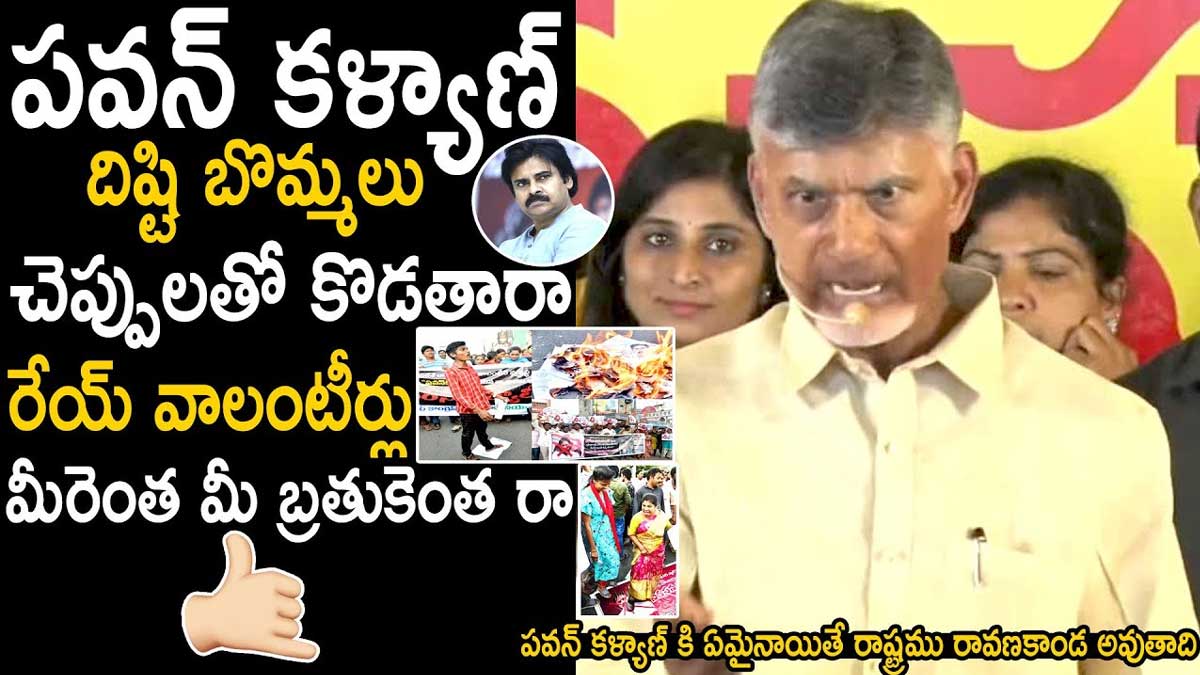 Chandra Babu : చెప్పుతో కొట్టేవాడు లేక ఇలా చేస్తున్నావు జగన్.. ఆగ్రహం వ్యక్తం చేసిన చంద్రబాబు.. Chandra Babu comments on cm ys jagan on pawan kalyan issue