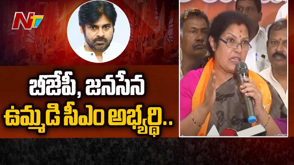 Purandeshwari : బీజేపీతో జనసేన పొత్తు.. ఉమ్మడి సీఎం అభ్యర్థిపై నోరు విప్పిన పురంధేశ్వరి.. Purandeshwari clarifies on bjp and janasena alliance