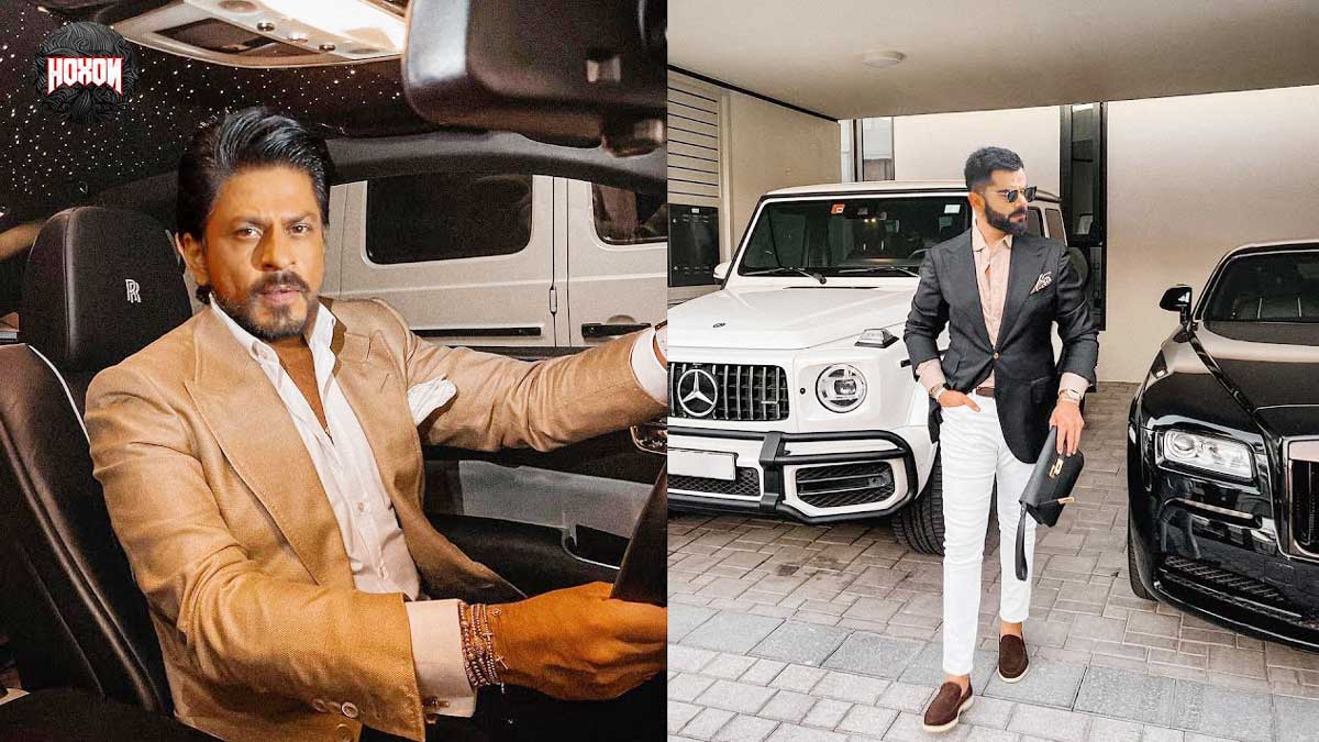 shah rukh khan and virat kohli cars and their details 