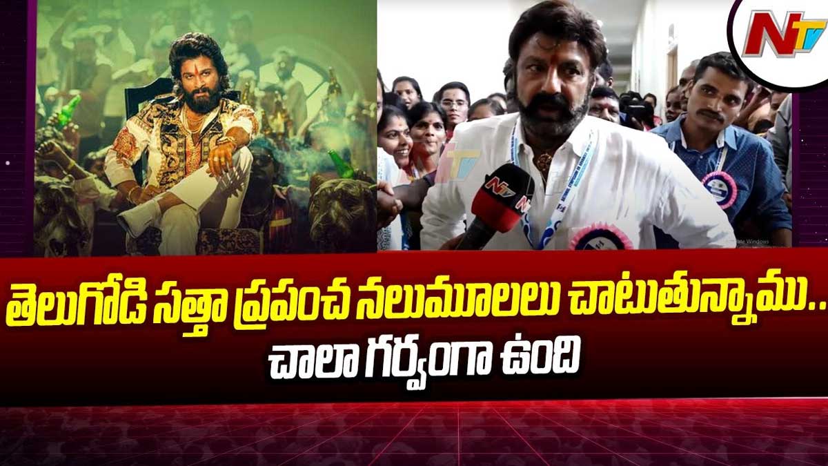 Balakrishna : బన్నీకి నేషనల్ అవార్డ్ రావడం చాలా గర్వంగా ఉందన్న బాలయ్య Balakrishna very happy for all arjun award