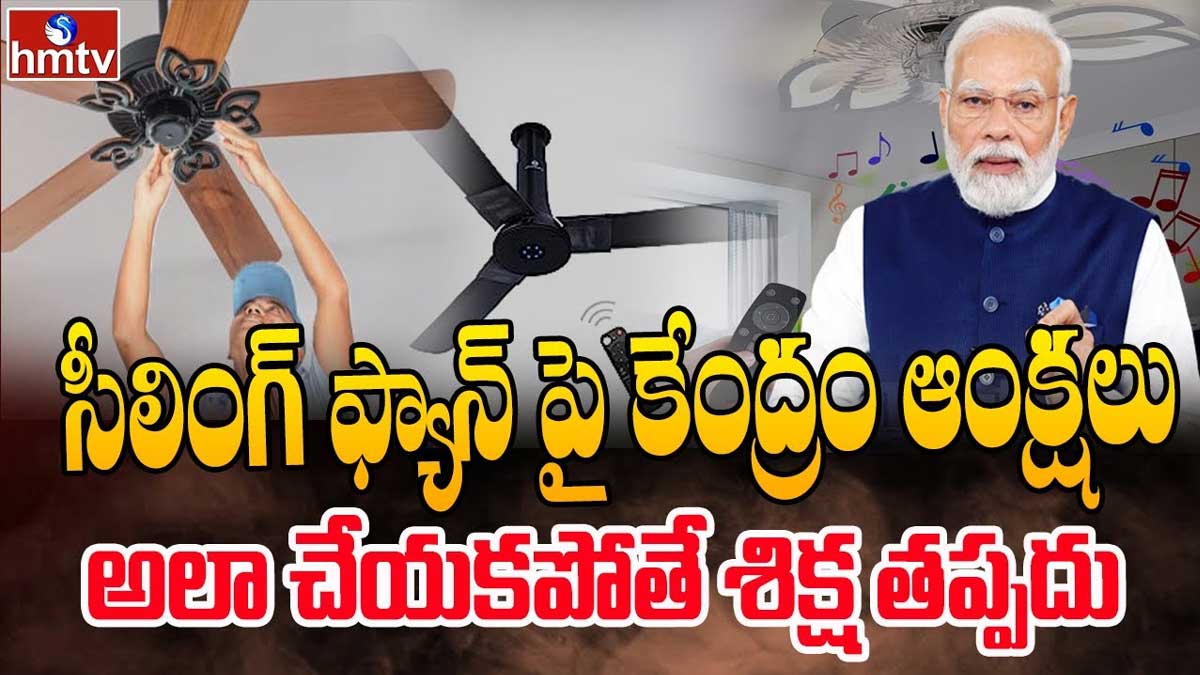 Ceiling Fan : సీలింగ్ ఫ్యాన్పై కేంద్రం ఆక్షలు.. ఆ పని చేయకపోతే శిక్ష తప్పదు..! central government instructions on Ceiling Fan