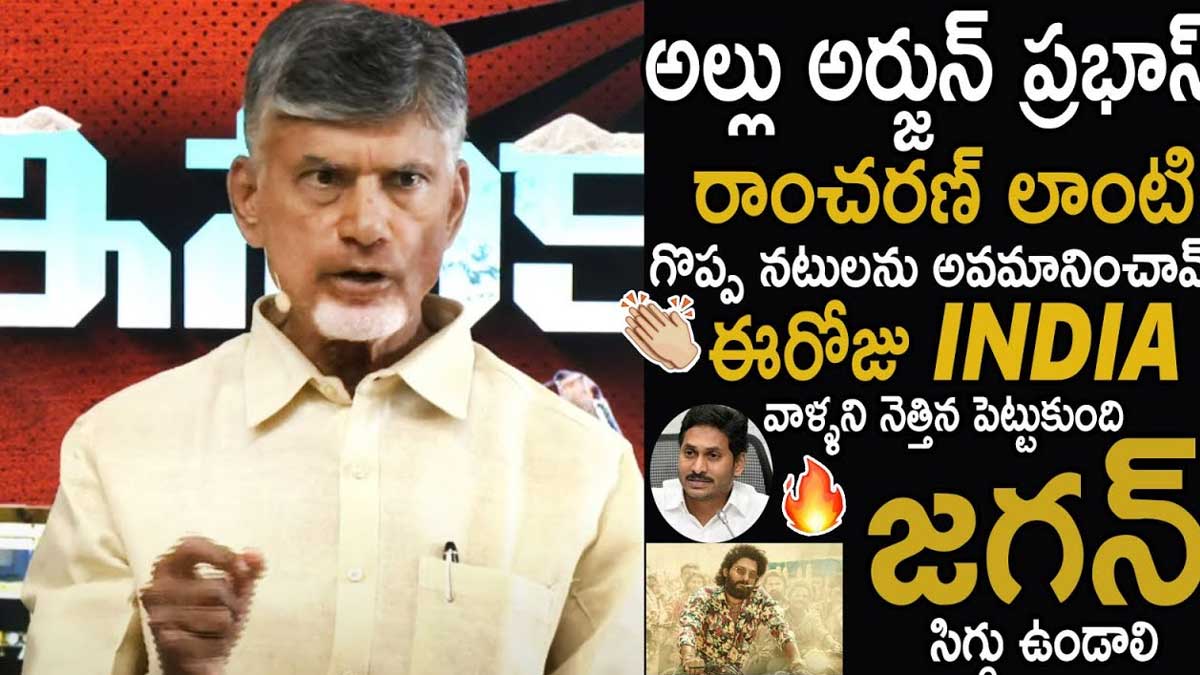 Chandra Babu : చంద్రబాబు నోట అల్లు అర్జున్ మాట..! Chandra Babu response on allu arjun national award