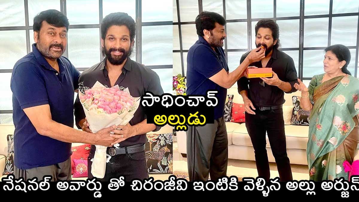 Chiranjeevi : కొడుక్కి రాకుండా మేనల్లుడికి నేషనల్ అవార్డ్ రావడంతో చిరు రియాక్షన్ ఏంటంటే..! Chiranjeevi wished allu arjun upon getting award