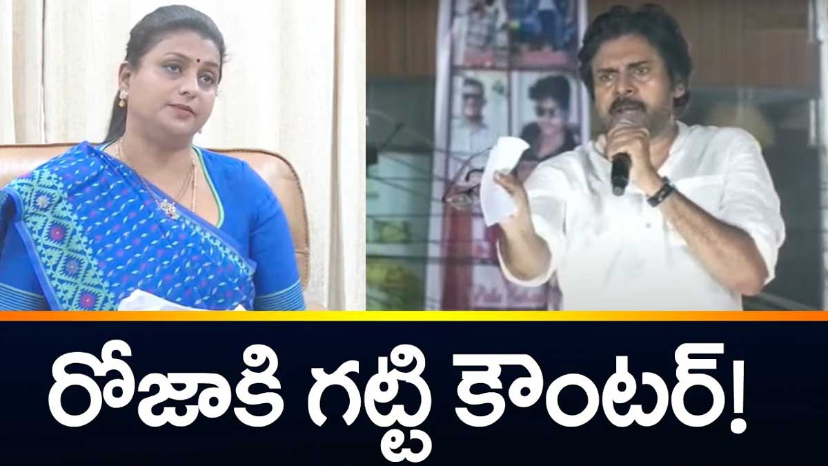 Pawan Kalyan strong counter to roja comments 