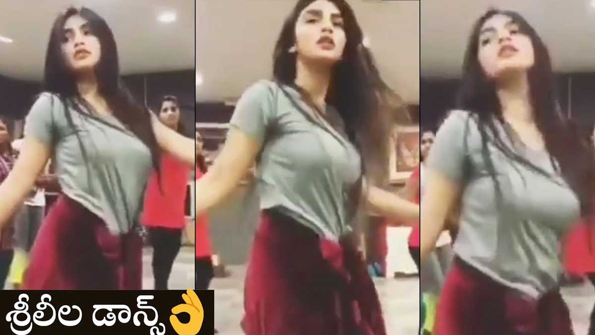 Sreeleela dance practice video viral 