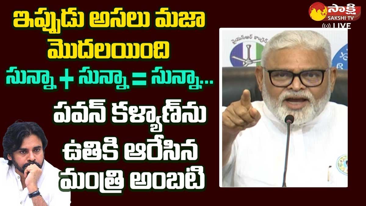 Ambati Rambabu : పవన్, చంద్రబాబు కలిసి వచ్చినా సున్నానే.. అలా వస్తేనే మంచిదన్న అంబటి.. Ambati Rambabu comments on janasena and tdp alliance