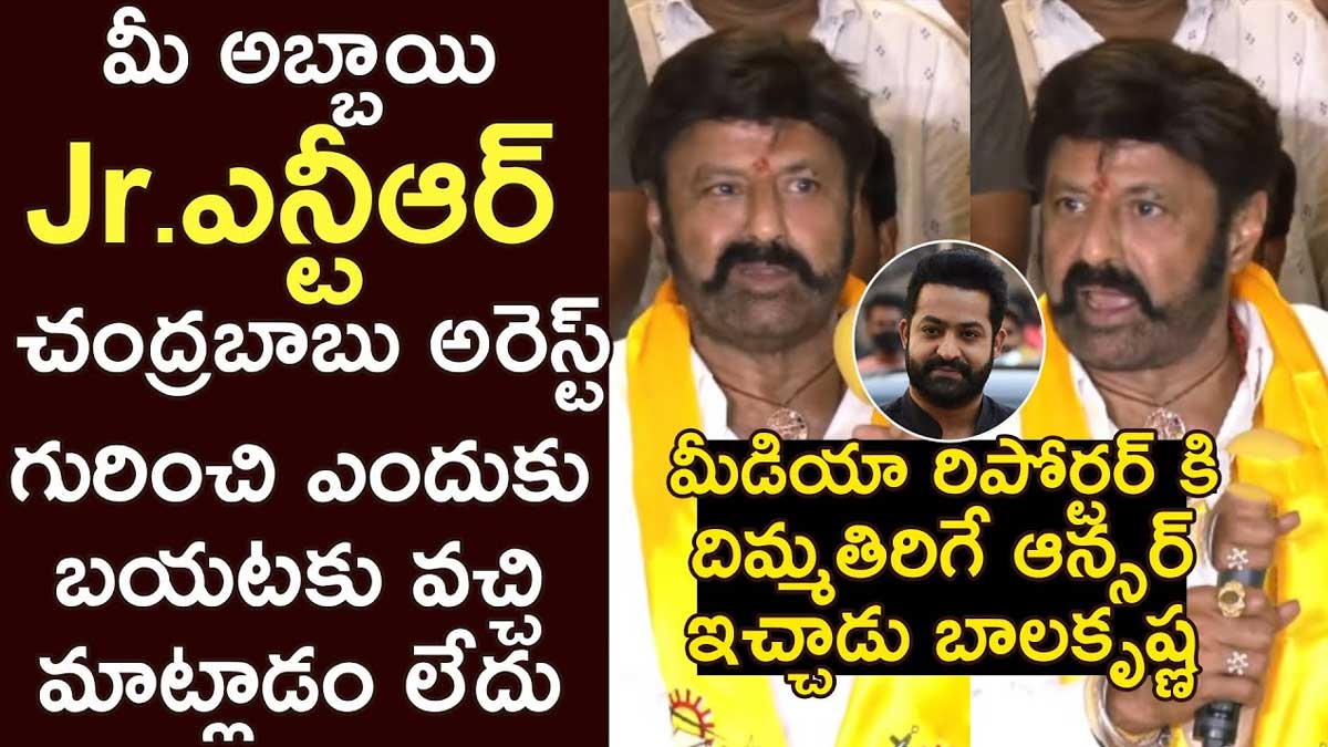 Balakrishna : చంద్రబాబు అరెస్ట్ గురించి స్పందించని జూనియర్ ఎన్టీఆర్.. బాలయ్య స్టన్నింగ్ రియాక్షన్.. Balakrishna comments on jr ntr response
