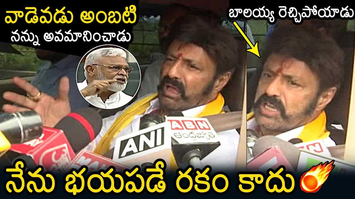 Balakrishna : అంబటికి ఓపెన్ ఛాలెంజ్ విసిరిన బాలకృష్ణ.. ఎవరికి భయపడను అంటూ కామెంట్.. Balakrishna open challenge to ambati rambabu