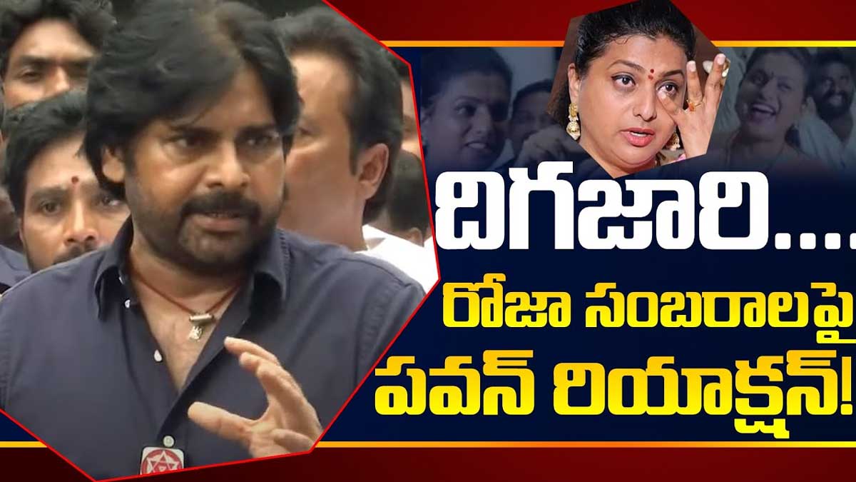 Pawan Kalyan comments on roja celebrations 