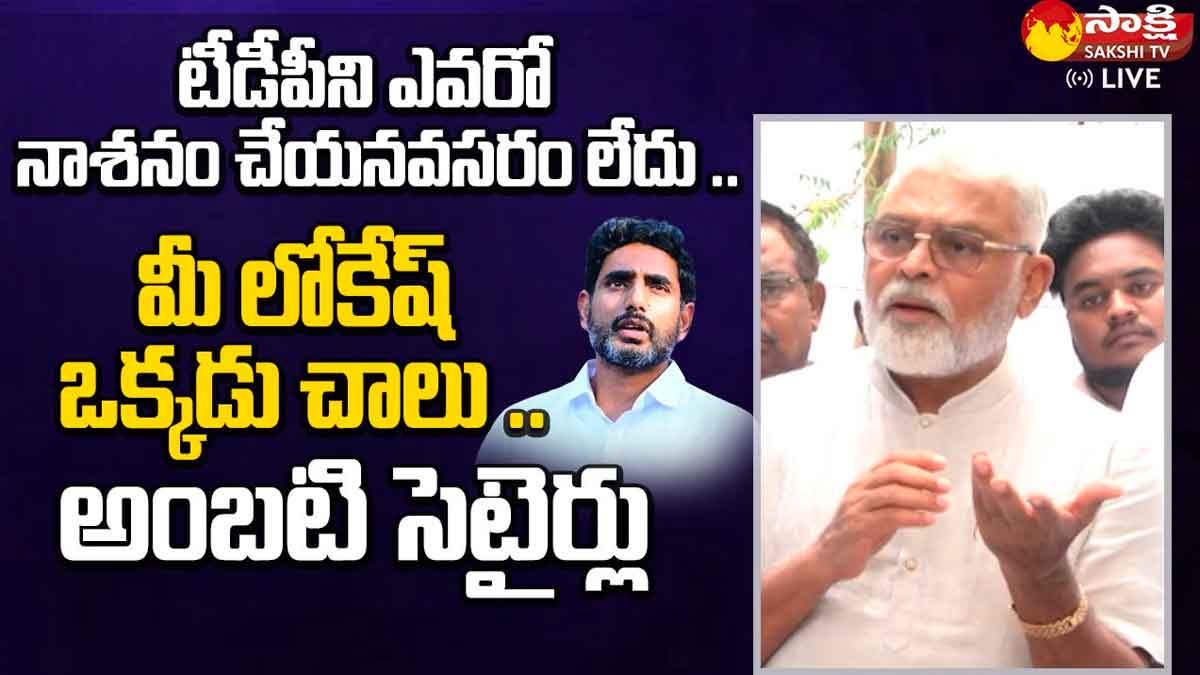 Ambati Rambabu : టీడీపీ నాశనం కావడానికి ముఖ్య కారణం లోకేష్.. అంబటి రాంబాబు పంచ్లు.. Ambati Rambabu said nara lokesh is the reason for tdp downfall