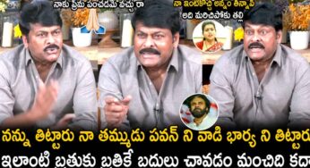 Chiranjeevi : త‌ప్పుడు వార్త‌లపై చాలా బాధ‌ప‌డ్డ చిరంజీవి.. ఆ వార్త‌ల వ‌ల‌న చాలా క‌ల‌త చెందాను..
