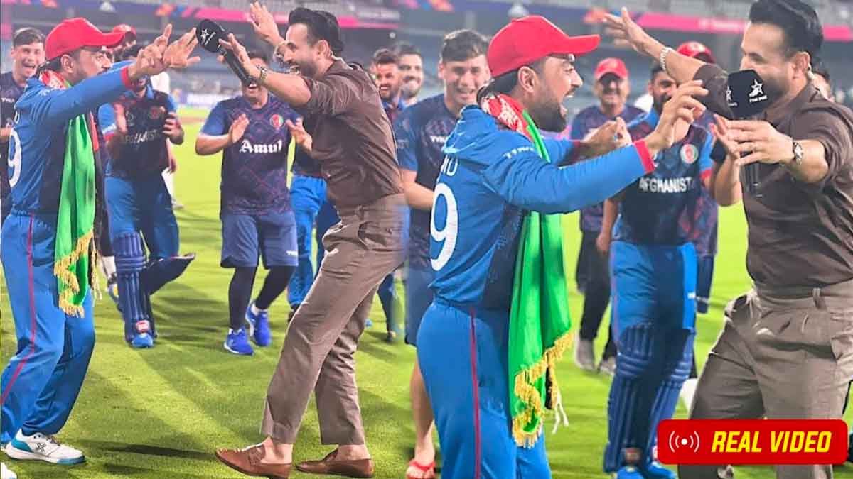 Irfan Pathan : పాక్పై విజయం తర్వాత ఆఫ్ఘాన్ ప్లేయర్స్తో కలిసి ఇర్ఫాన్ పఠాన్ సందడి Irfan Pathan participated in afghanisthan victory