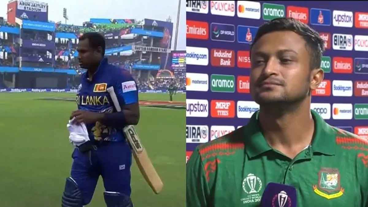 Angelo Mathews Vs Shakib Al Hasan : ఏంజెలో మాథ్యూస్.. షకిబ్ అల్ హసన్.. ఇద్దరిలో అసలు తప్పు ఎవరిది..? Angelo Mathews Vs Shakib Al Hasan what really happened